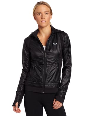 Women's Oakley Black Windbreaker